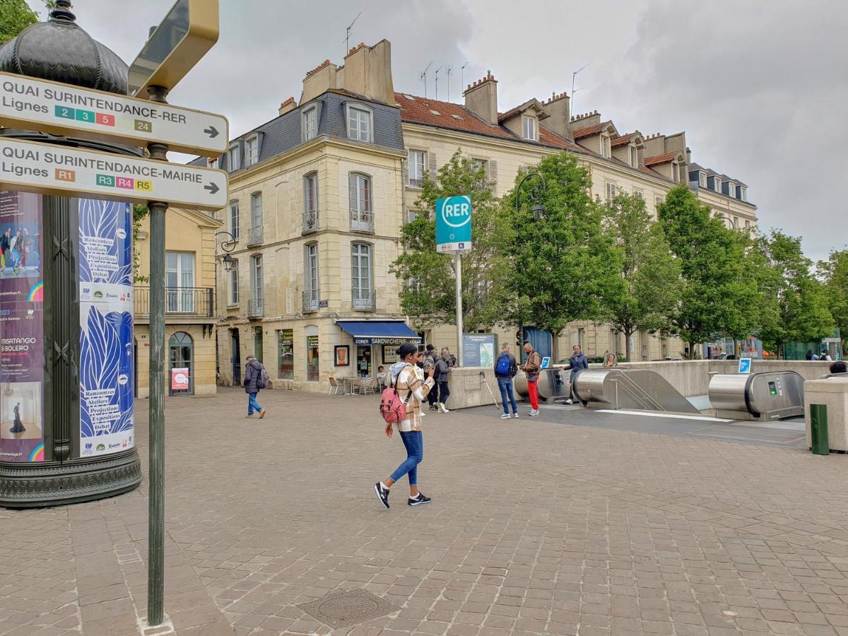 Exigehome-Grand Studio En Centre Ville - 300 M Du Rer A Saint-Germain-en-Laye Exterior foto